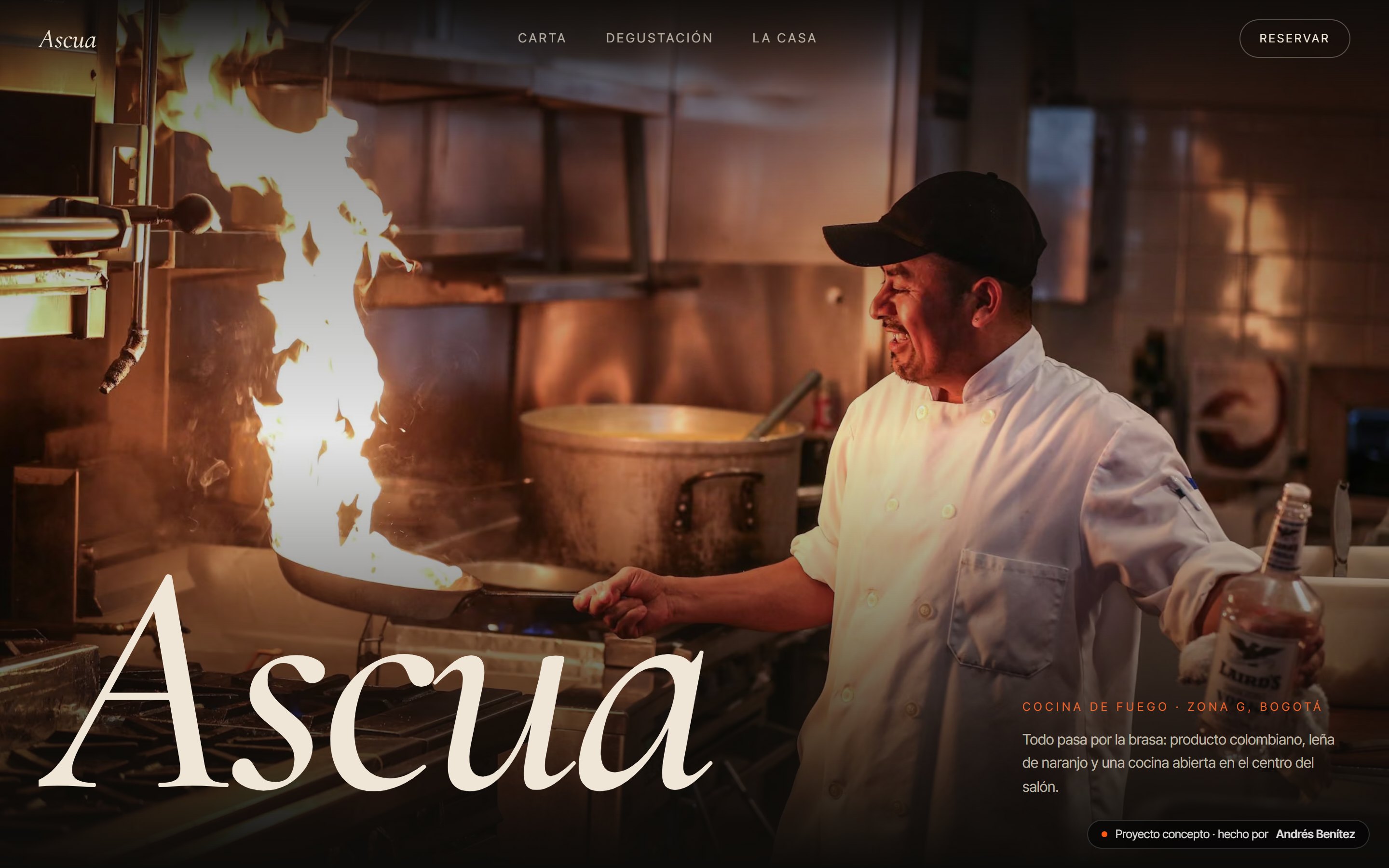 Ascua home page