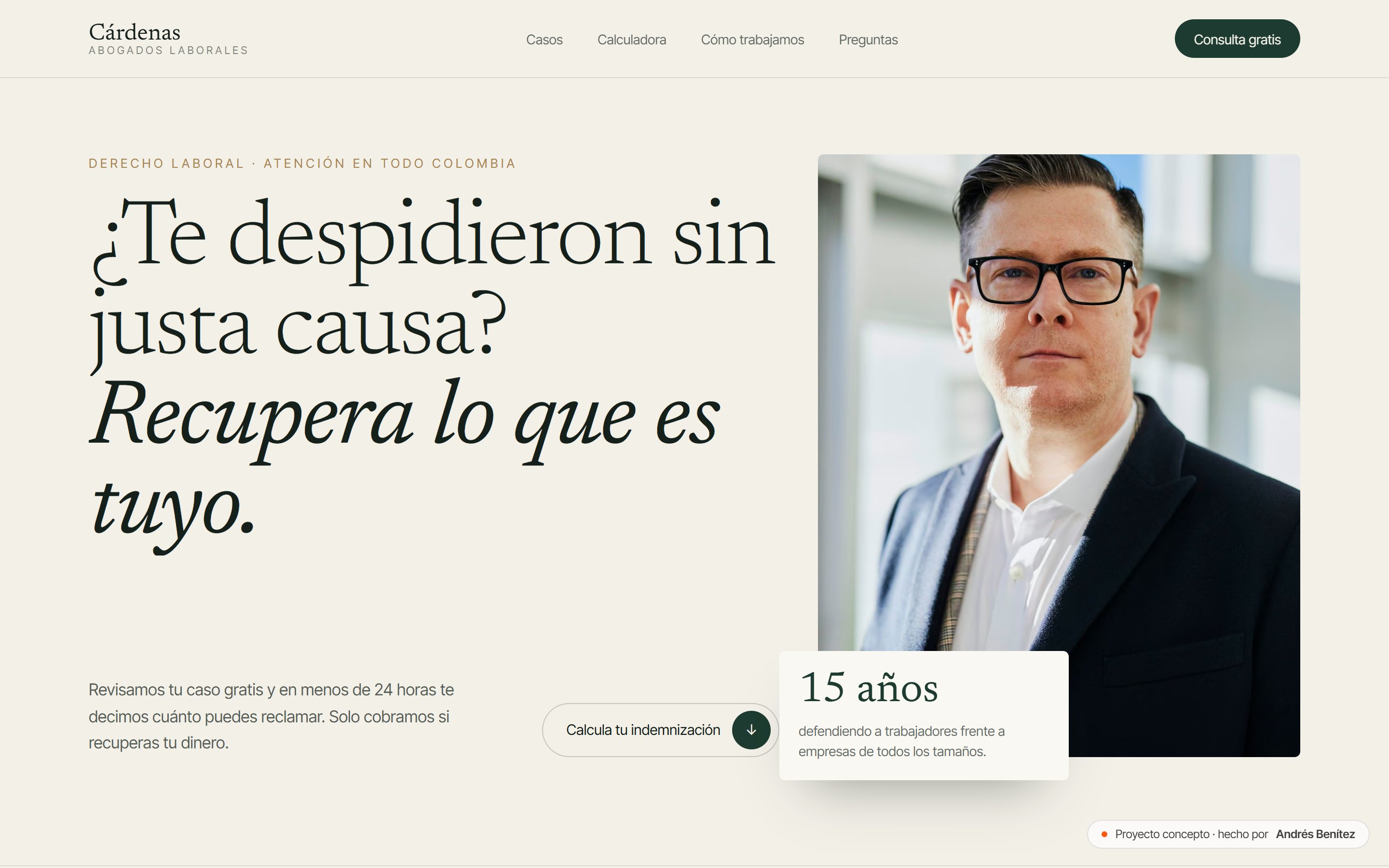 Cárdenas home page